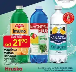 Hruška MAGNESIA PLUS anti stress 0,7l nabídka