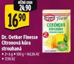 Albert Dr. Oetker Finesse Citronová kůra strouhaná nabídka
