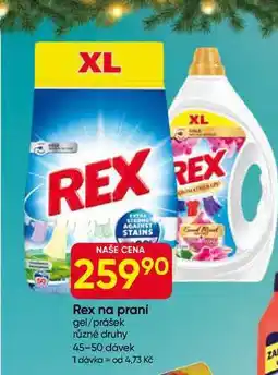 Hruška Rex na prani gel/prášek různé druhy 45-50 dávek nabídka