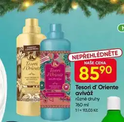 Hruška Tesori d' Oriente aviváž různé druhy 760 ml nabídka