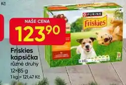 Hruška Friskies kapsička různé druhy 12x85 g nabídka