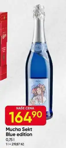 Hruška Mucha Sekt Blue edition 0,75l nabídka