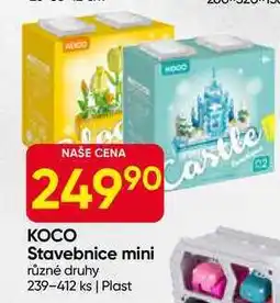 Hruška KOCO Stavebnice mini různé druhy 239-412 ks | Plast nabídka