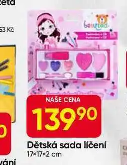 Hruška Dětská sada líčení 17×17×2 cm nabídka