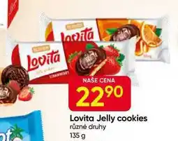 Hruška Lovita Jelly cookies různé druhy 135 g nabídka