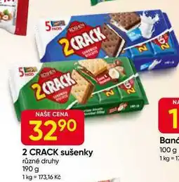 Hruška 2 CRACK sušenky různé druhy 190 g nabídka