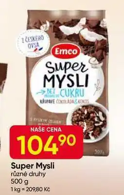 Hruška Emco Super Mysli různé druhy 500 g nabídka