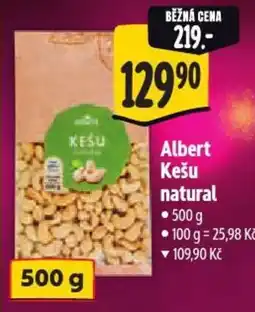 Albert Albert Kešu natural nabídka