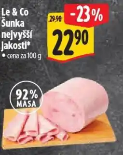 Albert Le & Co Šunka nejvyšší Jakosti nabídka