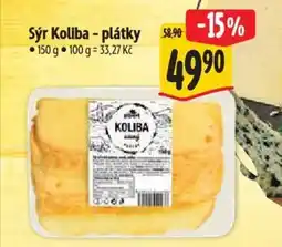 Albert Sýr Koliba - plátky nabídka