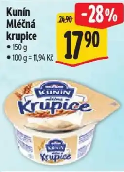 Albert Kunín Mléčná krupice nabídka