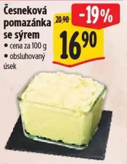 Albert Česneková pomazánka se sýrem nabídka