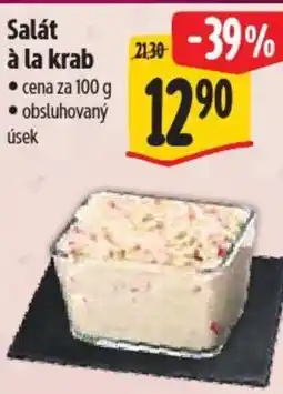 Albert Salát à la krab nabídka