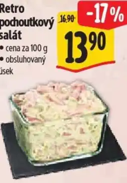 Albert Retro pochoutkový Salát nabídka