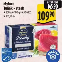 Albert Mylord Tuňák - steak nabídka