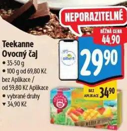 Albert Teekanne Ovocný čaj nabídka