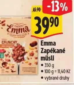 Albert Emma Zapékané müsli nabídka