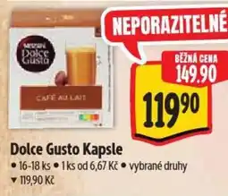 Albert Dolce Gusto Kapsle nabídka