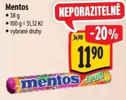 Albert Mentos nabídka