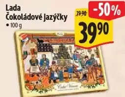 Albert Lada Čokoládové jazýčky nabídka