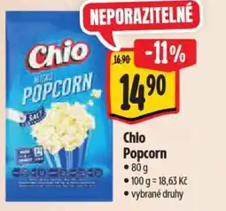 Albert Chio Popcorn nabídka