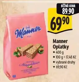 Albert Manner Oplatky nabídka