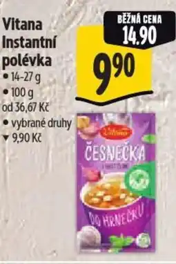 Albert Vitana Instantní polévka nabídka
