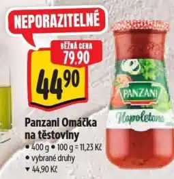 Albert Panzani Omáčka na těstoviny nabídka