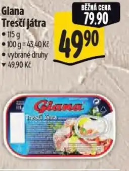 Albert Giana Tresčí játra nabídka