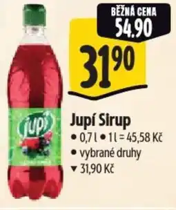 Albert Jupi Sirup nabídka