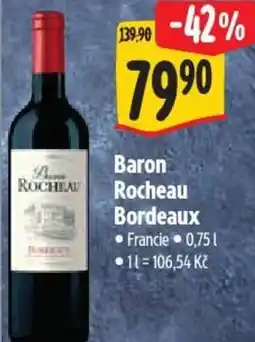 Albert Baron Rocheau Bordeaux nabídka