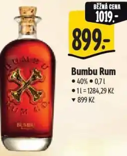 Albert Bumbu Rum nabídka