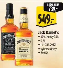 Albert Jack Daniel's nabídka