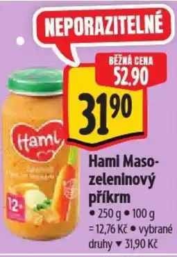 Albert Hami Maso- zeleninový příkrm nabídka
