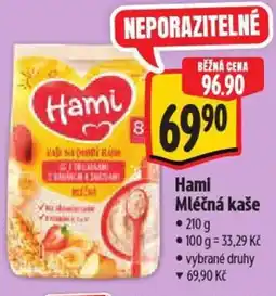 Albert Hami Mléčná kaše nabídka