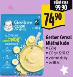 Albert Gerber Cereal Mléčná kaše nabídka