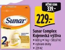 Albert Sunar Complex Kojenecká výživa nabídka