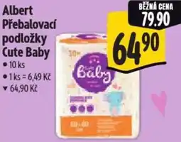 Albert Albert Přebalovací podložky Cute Baby nabídka