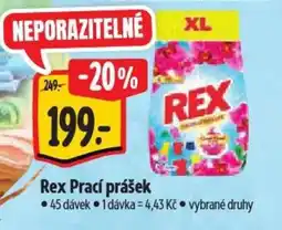 Albert Rex Prací prášek nabídka