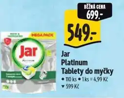 Albert Jar Platinum Tablety do myčky nabídka