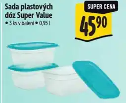 Albert Sada plastových dóz Super Value nabídka