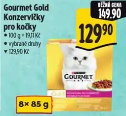 Albert Gourmet Gold Konzervičky pro kočky nabídka