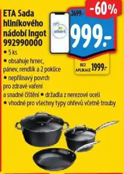 Albert ETA Sada hliníkového nádobí Ingot 992990000 nabídka