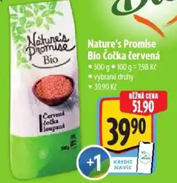 Albert Nature's Promise Bio Čočka červená nabídka