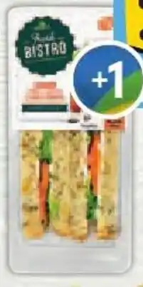 Albert Grand dýňový sendvič s uzeným lososem a rukolou nabídka