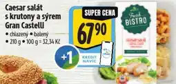 Albert Caesar salát s krutony a sýrem Gran Castelli nabídka