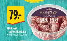 Albert Mini fuet sušená klobása nabídka