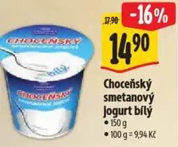 Albert Choceňský smetanový jogurt bílý nabídka