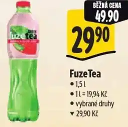 Albert Fuze Tea nabídka
