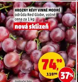 Penny Market Hrozny révy vinné modré nabídka